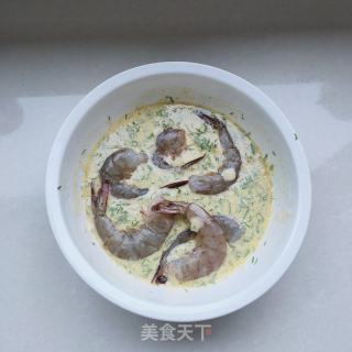 茴香炸大虾的做法步骤：4