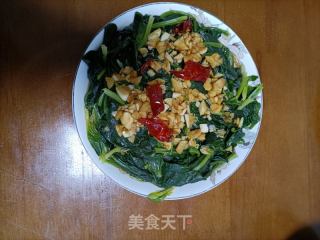 粉丝蒸菠菜的做法