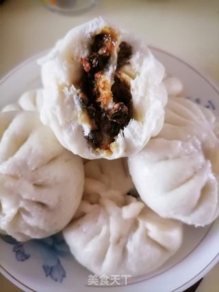 梅干菜肉包的做法