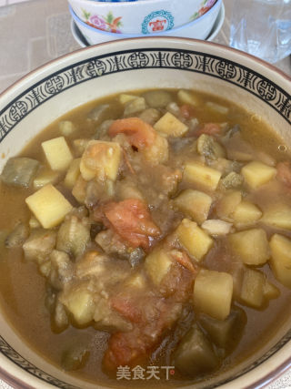土豆熬茄子的做法