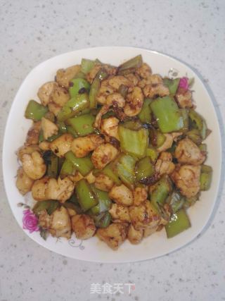 尖椒炒鸡丁的做法