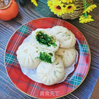 茴香虾皮鸡蛋包子的做法