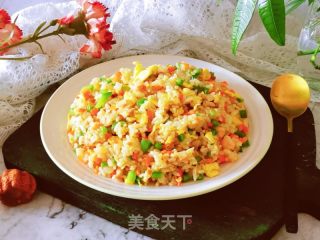 什锦炒饭的做法