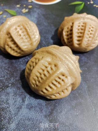奶黄馅核桃包的做法