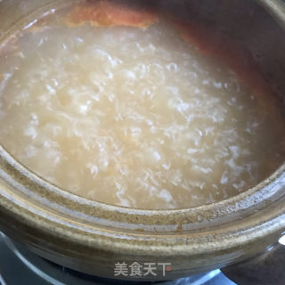 鲜虾青菜粥的做法步骤：7