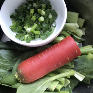 鲜虾青菜粥的做法步骤：4