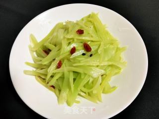 炝拌莴笋丝的做法步骤：11