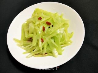 炝拌莴笋丝的做法步骤：10