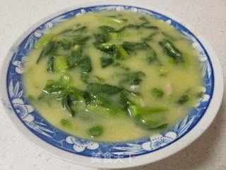 玉米面青菜糊糊的做法