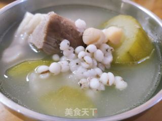 节瓜薏米瘦肉汤的做法步骤：6