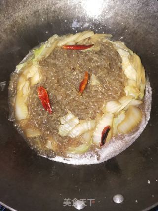 粉条烧白菜的做法