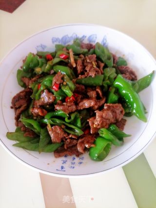 青椒炒牛肉的做法
