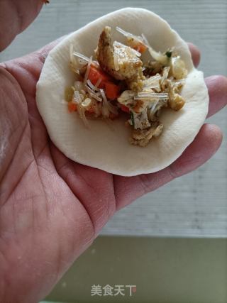 卷心菜素馅水饺的做法步骤：16