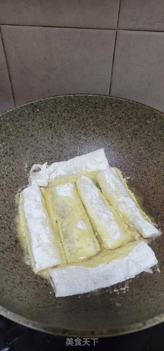 豆瓣酱烧带鱼的做法步骤：6