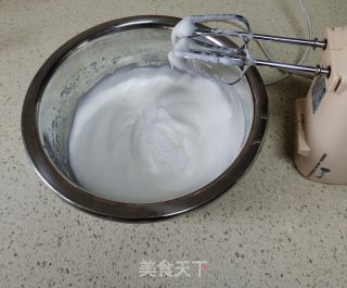 6寸绿茶粉古早蛋糕的做法步骤：6