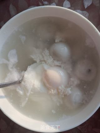 醪糟汤圆荷包蛋的做法步骤：6