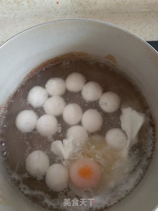 醪糟汤圆荷包蛋的做法步骤：2