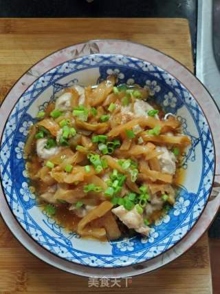 榨菜蒸鸡胸肉的做法步骤：7
