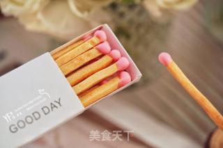 可以吃的火柴饼干的做法