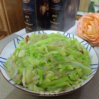 圆白菜炒土豆粉的做法