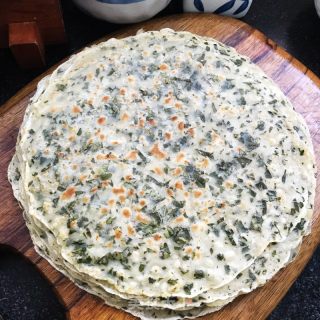 花椒叶煎饼的做法步骤：11
