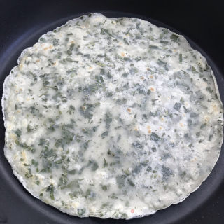 花椒叶煎饼的做法步骤：8