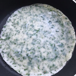 花椒叶煎饼的做法步骤：6