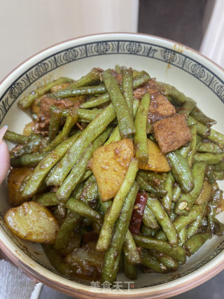 猪肉土豆炖豆角的做法