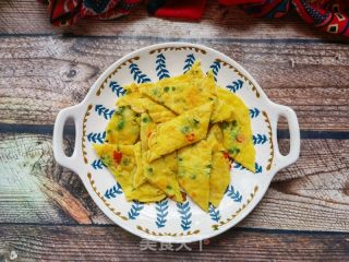 鸡毛菜鸡蛋煎饼的做法步骤：13