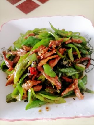 辣椒炒肉丝的做法步骤：9