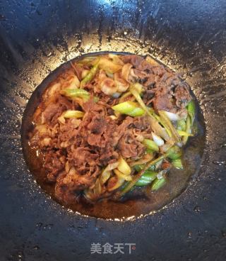 葱爆羊肉的做法步骤：6