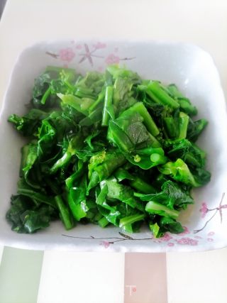 炒白菜苔的做法
