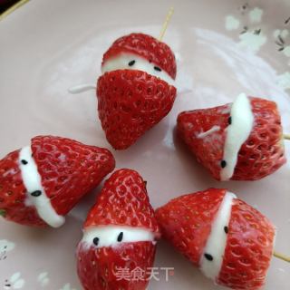草莓酸奶圣诞老人