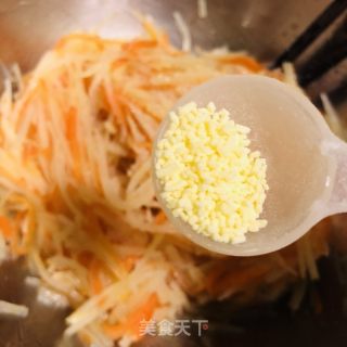 奶酪双丝蛋饼的做法步骤：7
