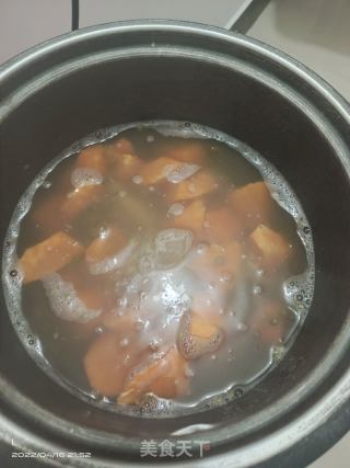 番薯绿豆水的做法步骤：2
