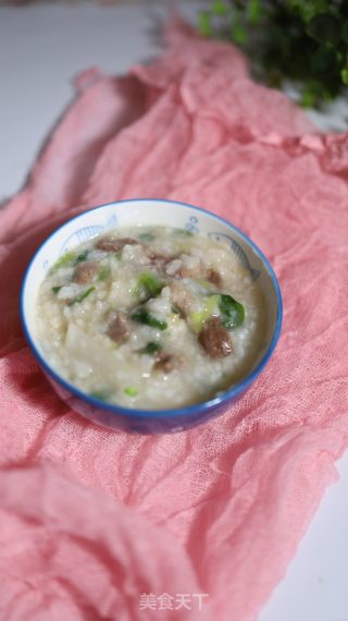 芹菜牛肉粥的做法