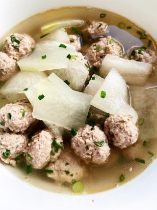 冬瓜肉丸汤的做法