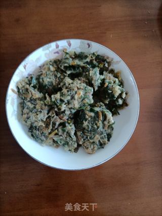 马齿苋煎饼的做法步骤：10