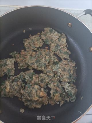 马齿苋煎饼的做法步骤：9