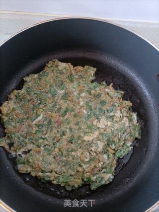 马齿苋煎饼的做法步骤：8