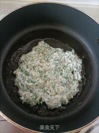 马齿苋煎饼的做法步骤：7