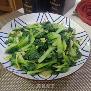 蚝油乌塌菜的做法