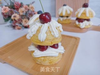 蛋挞皮拿破仑蛋糕的做法