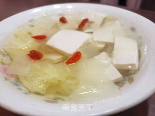 白菜豆腐汤的做法