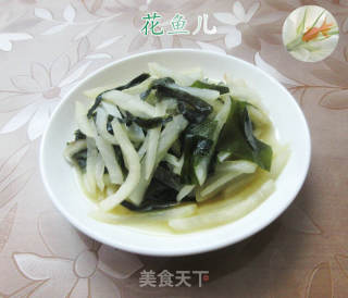 裙带菜炒萝卜的做法
