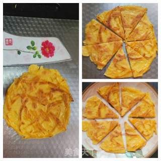 南瓜鸡蛋煎饼的做法步骤：6