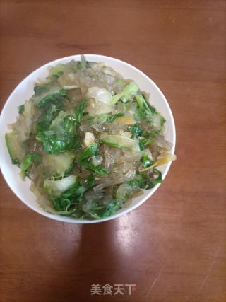 白菜炒粉条的做法