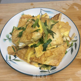 鸡蛋香煎豆腐的做法