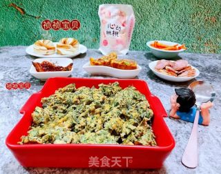 白蒿炒蛋的做法步骤：15
