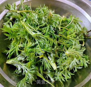 白蒿炒蛋的做法步骤：4